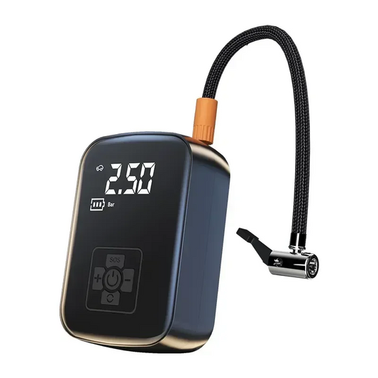 Portable Wireless Car Air Pump- Electric Tire Inflator With Digital Display