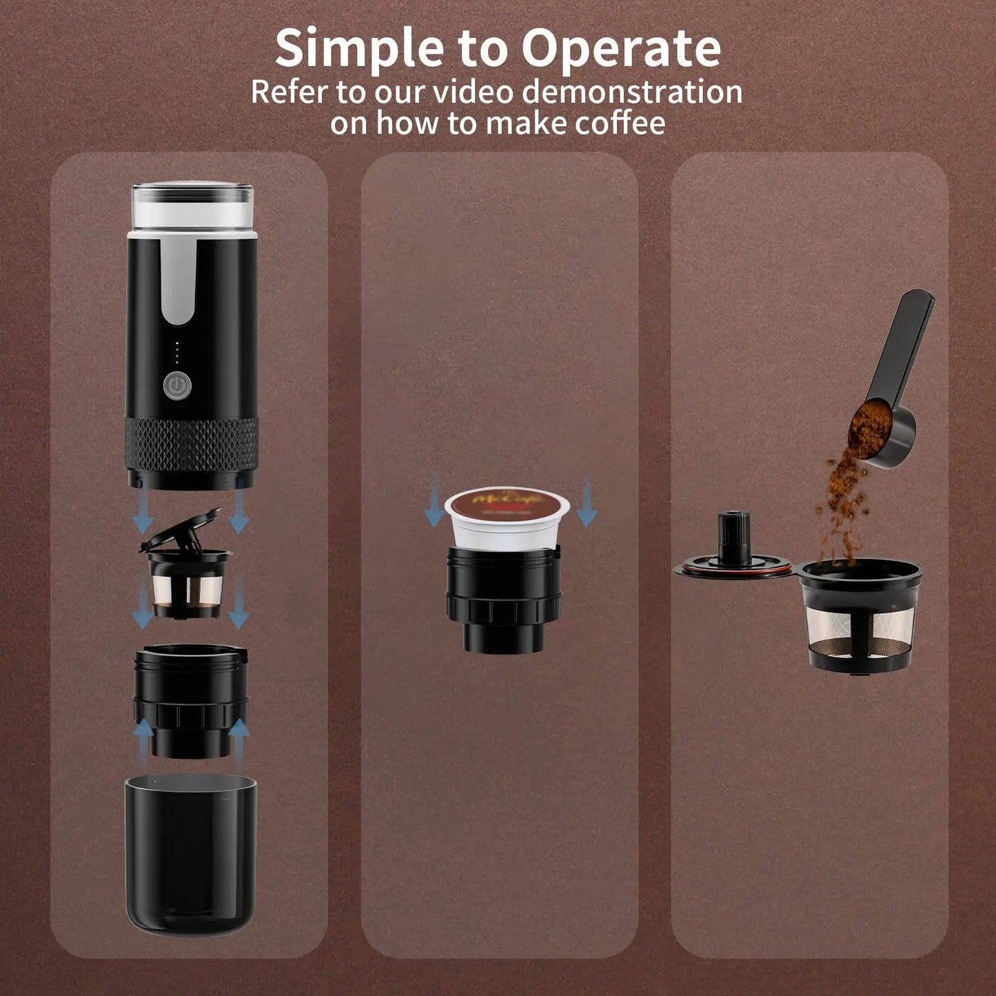  New Portable Machine Coffee Maker 